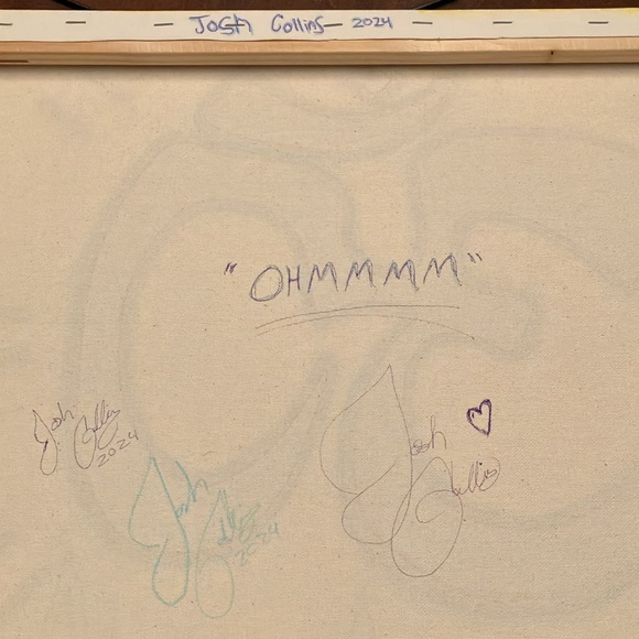 ORIGINAL Acrylic Painting on canvas. Signed by Artist. 16x20in “OHMMMM” - Picture 3 of 3